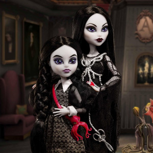 Monster High Skullector Addams Family Morticia & Wednesday - Венсдей и Мартиша 