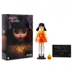 Кукла Monster High Skullector Squid Game Young-Hee Doll, Игра в кальмара