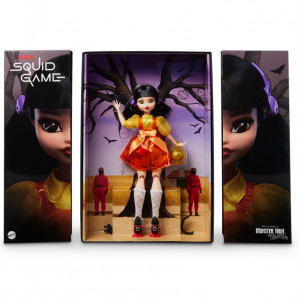 Кукла Monster High Skullector Squid Game Young-Hee Doll, Игра в кальмара