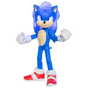 Sonic the Hedgehog 3 Соник светящийся, Action Figure Light-Up Sonic 12cm