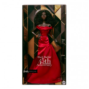  Кукла Barbie Signature Black Barbie by Kitty Black Perkins, в честь 45-летия первой темнокожей Барби 