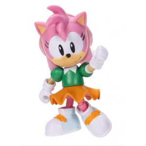 Фигурка Sonic the Hedgehog Action Figures Amy with Yellow Chaos Emerald 10cm