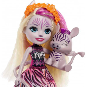 Игровой набор Enchantimals Zadie Zebra with Ref Animal Figure 15.5 см 