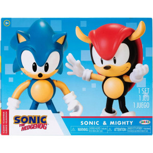 Набор фигурок Sonic The Hedgehog - Соник и Майти (10 см) 