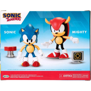 Набор фигурок Sonic The Hedgehog - Соник и Майти (10 см) 