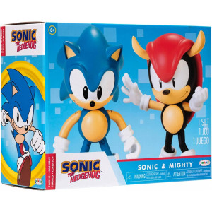 Набор фигурок Sonic The Hedgehog - Соник и Майти (10 см) 