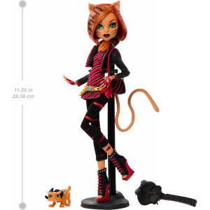Кукла MONSTER HIGH Reproduction - Торалей Страйп базовая с питомцем