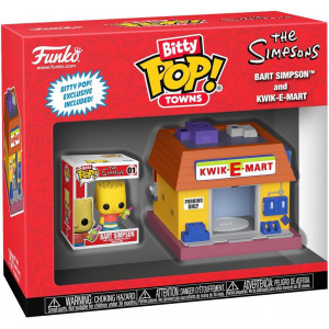 Фигурка Funko Pop Bitty Town: Simpsons - Bart Simpson and Kwik-E-Mart 