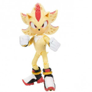 Набор фигурок Sonic The Hedgehog - Супер Соник и Супер Шедоу с подсветкой (13 см)