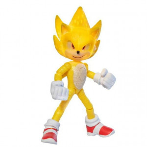 Набор фигурок Sonic The Hedgehog - Супер Соник и Супер Шедоу с подсветкой (13 см)