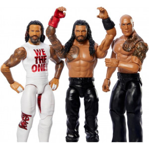 Набор фигурок WWE Jimmy Uso, The Rock und Roman Reigns