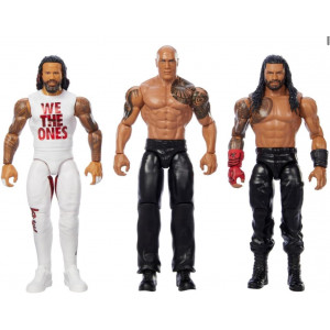 Набор фигурок WWE Jimmy Uso, The Rock und Roman Reigns