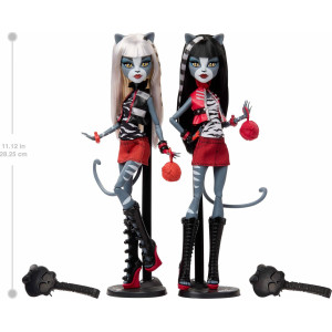 Набор кукол Monster High Reproduction - Пурсифона и Мяулодия