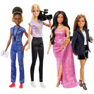 Набор кукол Barbie Careers Set of 4 Dolls & Accessories, Women in Film 