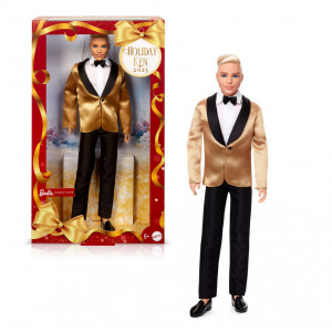  Кукла Barbie Signature 2025 Holiday Ken Doll 4