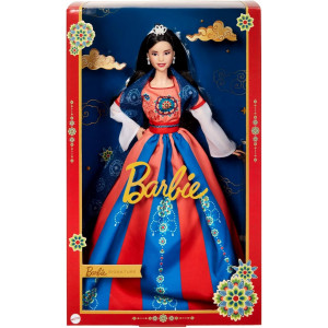 Кукла Barbie Signature Lunar New Year Doll in Traditional Hanfu Robe     