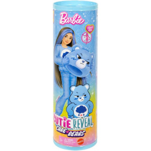 Кукла Barbie Cutie Reveal Care Bears в костюме голубого мишки с питомцем и 10 сюрпризами Кукла Barbie Cutie Reveal Care Bears в костюме голубого мишки с питомцем и 10 сюрпризами