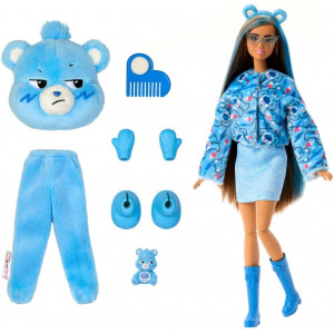 Кукла Barbie Cutie Reveal Care Bears в костюме голубого мишки с питомцем и 10 сюрпризами Кукла Barbie Cutie Reveal Care Bears в костюме голубого мишки с питомцем и 10 сюрпризами