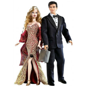 Набор кукол James Bond 007 Ken and Barbie Giftset, Набор кукол Барби Джеймс Бонд 007 Набор кукол James Bond 007 Ken and Barbie Giftset, Набор кукол Барби Джеймс Бонд 007