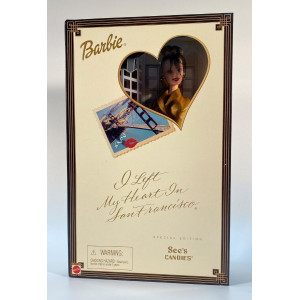 Кукла Barbie I Left My Heart in San Francisco See's Candies, Барби я оставила свое сердце в Сан-Франциско Кукла Barbie I Left My Heart in San Francisco See's Candies, Барби я оставила свое сердце в Сан-Франциско