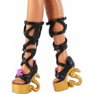 Кукла Monster High Nefera De Nile Doll, Royal Mummy in Dress with Pet Scarab Lavish 