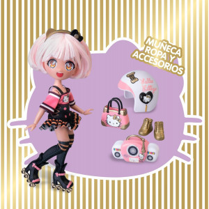 Hello Kitty Manga Golden Diva Roller, японская кукла Золотая Дива Роллер