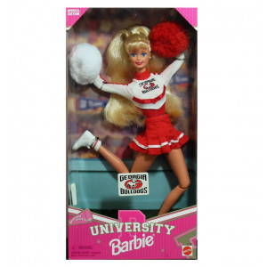 Кукла Barbie Mattel 1996 University of Arkansas cheerleader, Барби чирлидер 