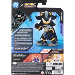 Фигурка Sonic the Hedgehog x DC Comics Шедоу-Бэтмен, Figure Shadow as Batman (13 cм)