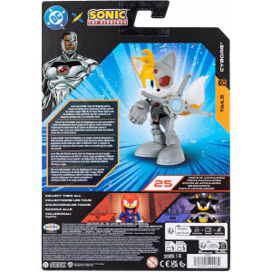 Фигурка Sonic the Hedgehog x DC Comics Тейлз-Киборг, Figure Tails as Cyborg (13 cм)