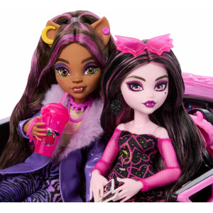 Игровой набор Monster High Eeekend Getaway 20+ Playset Clawdeen Wolf Draculaura Dolls