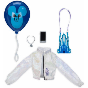 Disney Store Official Elsa ILY 4EVER Doll – Poseable Toy with Minnie Mouse Headband, Mickey Balloon, Park Snack Surprise & Other Accessories