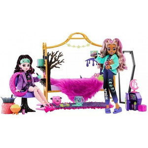  Игровой набор Monster High Creepover Party Bedroom Playset