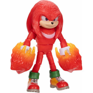 Фигурка Sonic The Hedgehog Sonic 3 Movie Fire Fist Knuckles, Огненный Ехидна (13 см)