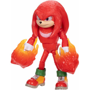 Фигурка Sonic The Hedgehog Sonic 3 Movie Fire Fist Knuckles, Огненный Ехидна (13 см)