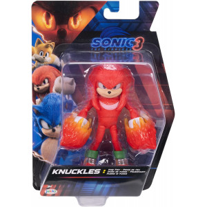 Фигурка Sonic The Hedgehog Sonic 3 Movie Fire Fist Knuckles, Огненный Ехидна (13 см)